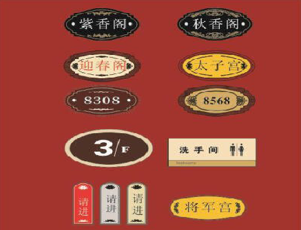 个旧门牌设计制作三要素。